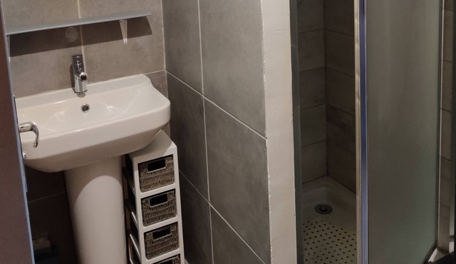 The stopover. Our house in the heart of the orchards.