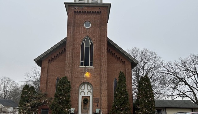 The Storybook Church. Beautiful vintage brick church built in 1878.