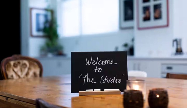 The Studio-a large photo studio in a beautiful tree lined street next to a park