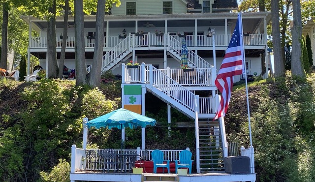 The Summer House. Year-Round House on Sodus Bay w/two 60ft covered porches.