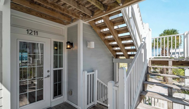 The Sunsets are amazing from this newly renovated villa on the Gulf, B1211A+