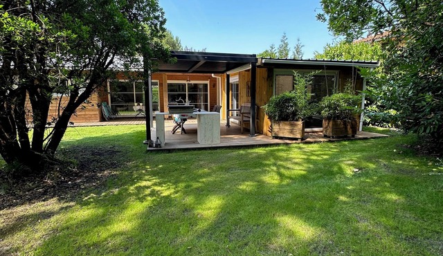 The sweetness of a summer, beautiful villa in a quiet woods near the forest