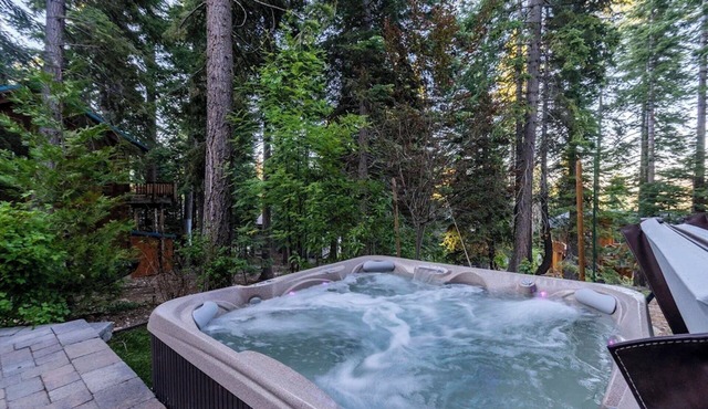 The Tahoe Treehouse: Hot Tub, High-end Remodel, Beautiful Views, 3 King Beds, EV Charger