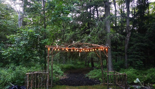 The Taiga Animal Sanctuary Glamping Cedar Tent
