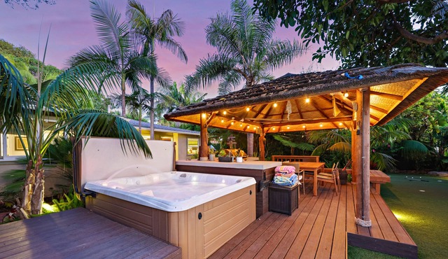 The Tiki Hut & Hot Tub - New Listing