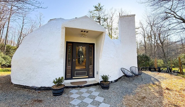 The Toasted Marshmallow | A Creekside Dome Home!