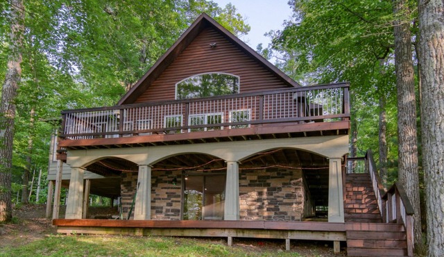 The Tree fort on Lower Long Lake