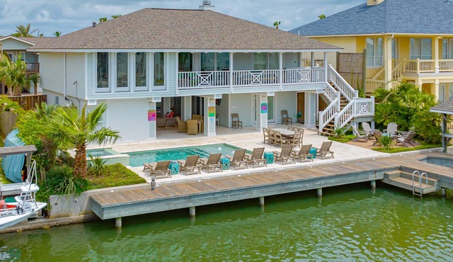 The Ultimate Luxury Getaway with Beautiful Canal Views and Fabulous Pool