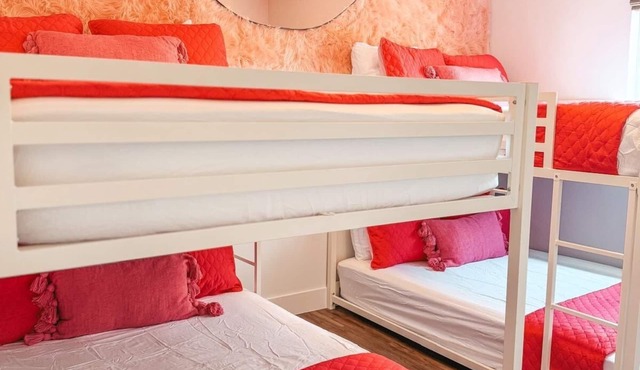 The ultimate pink getaway for bachelorette parties and girls’ trips!