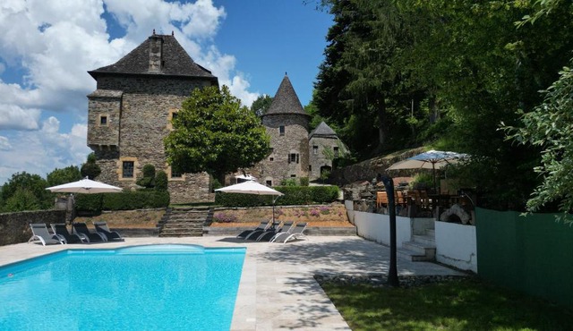The Unique Round Tower Gite at Chateau de Chauvac