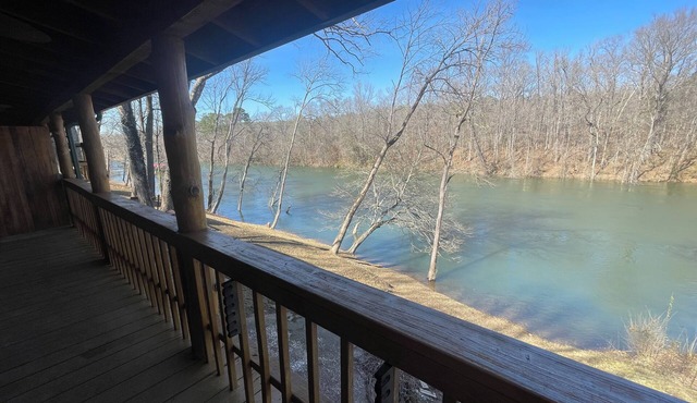 The View is Great at Lobo #8! Log Cabin on Little Red River in Heber Springs