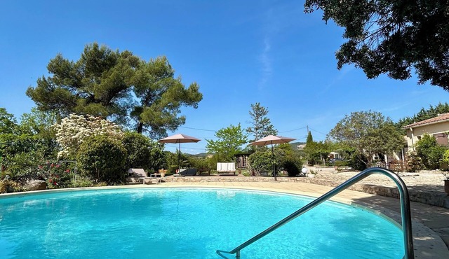 The Villa des OLiviers and its superb swimming pool