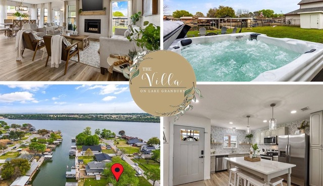 The Villa On Lake Granbury w/ Hot Tub, Sleeps 10