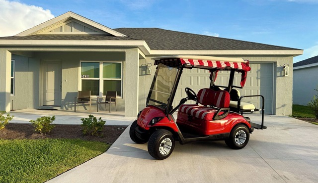 The Villages-Richmond, new 4-bedroom with golf cart