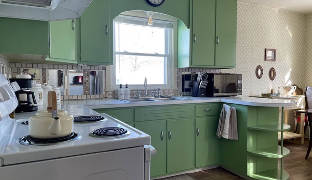 The Vintage House offers a quaint place for guests to stay in Berne, Indiana.