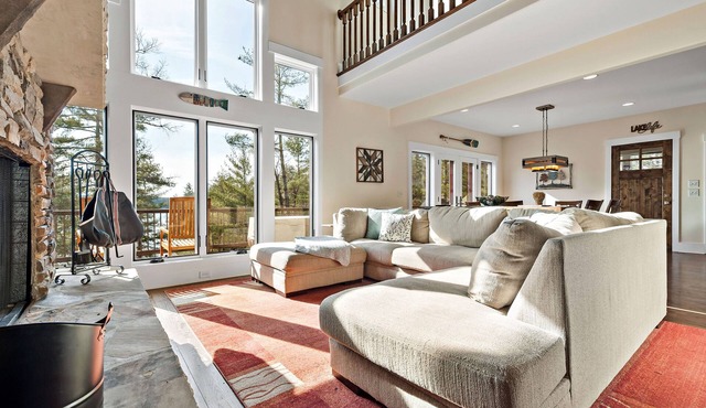 The Waterman | Lakefront Luxury with Hot Tub & Dock!