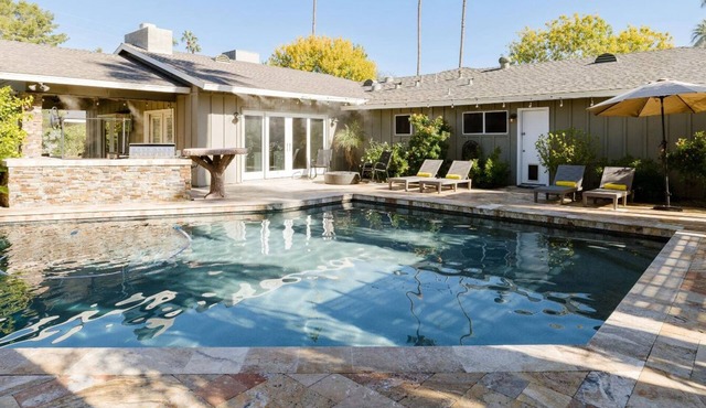 The Westwind by LuxeKey | Central Phoenix Boho Home w/Pool, Spa & Casita