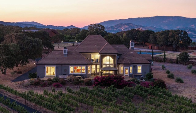 The Wine Country Villa A Private 29 Acre Estate