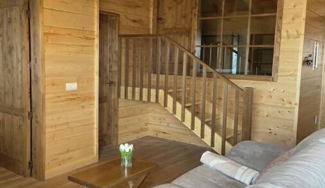 The wooden house