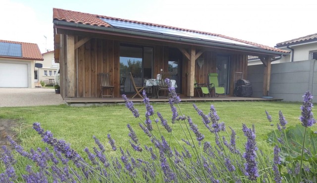 The wooden Gîte de Bénesse