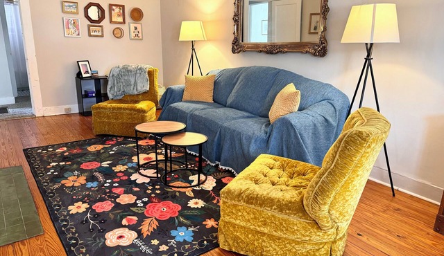 The Yellow Bungalow. Located in Selma's charming historic district!