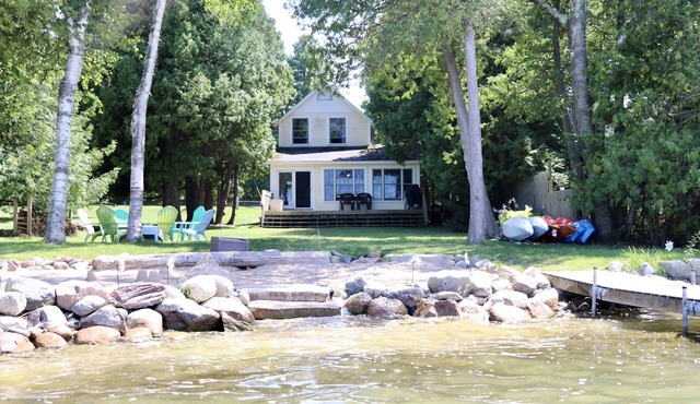 The Yellow House on Little Traverse Lake