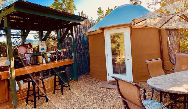 The Yoga Yurta at Sunny Mellow Eco Villa