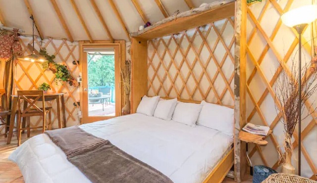 The Yurt at Danville, romantic glamping in rural Central FL