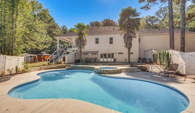 Theater Room + Gazebo: Luxury Retreat in Ellenwood