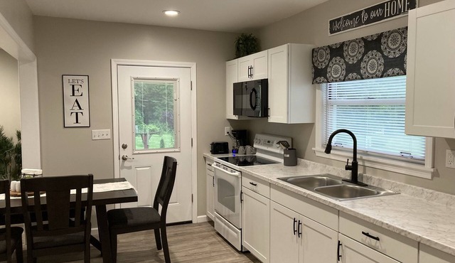 Thelma's Place is a cozy, three bedroom house, newly remodeled