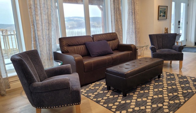 This 2 bedroom, 2 bathroom waterfront property offers fantastic river views!