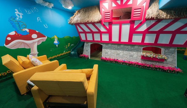 This Alice in Wonderland house has something for everyone!