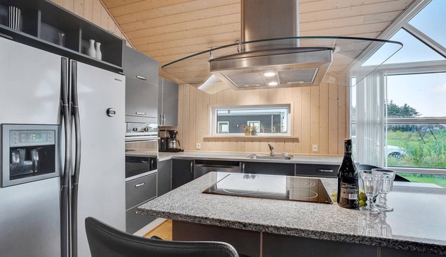 This beautiful cottage has a view that goes north to the open countryside.