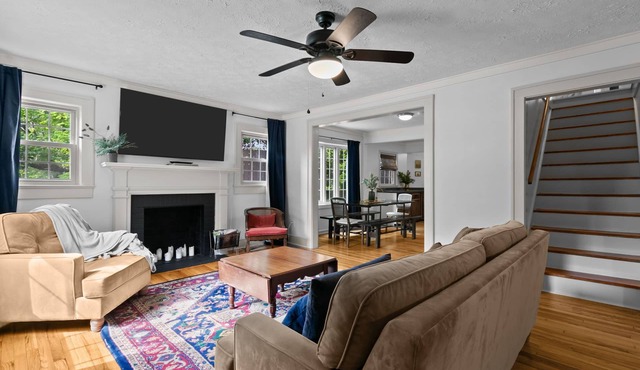 This beautiful home is in the historic Haymount district of Fayetteville.