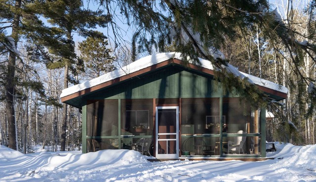 This cabin is a 2 bedroom(s), 1 bathrooms, located in Herbster, WI.