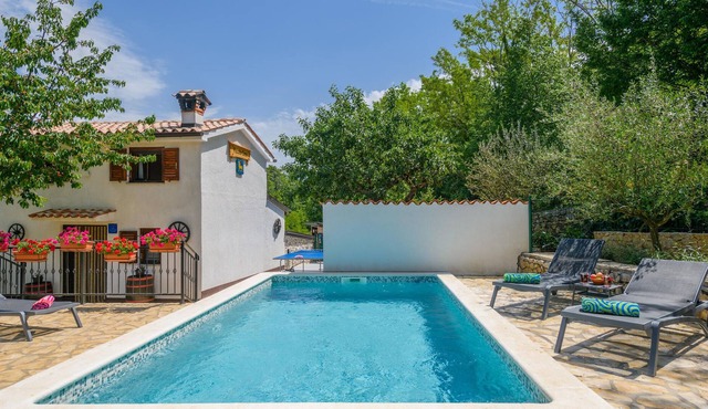 This charming vacation house with pool is located in the quiet Istrian village of Vla.