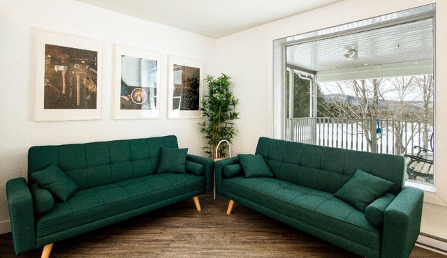 This country house is built on two floors with 4 bedrooms.