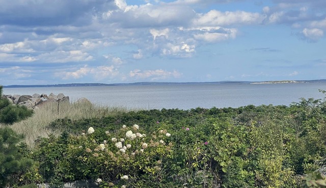 This elegant, charming, 3-bedroom cottage offers stunning ocean views