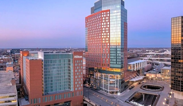This Hilton hotel in Columbus ...