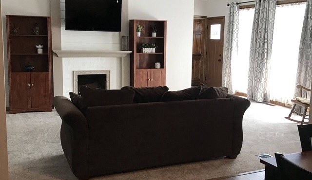 This home is located in beautiful Parke County, a rustic and charming setting.