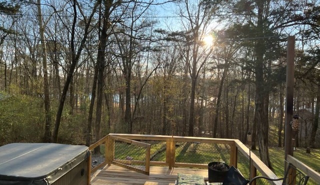 This is Deep Chill! Relax in the hot tub or walk 3 minutes to the lake.