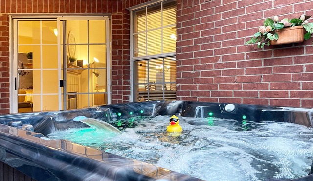 This is it! Hot Tub + Pool Table + Pac-Man = FUN!