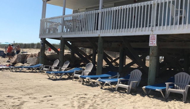 This is on Misquamicut Beach 2 Bedroom 1 Bath Condo 350 feet of private beach