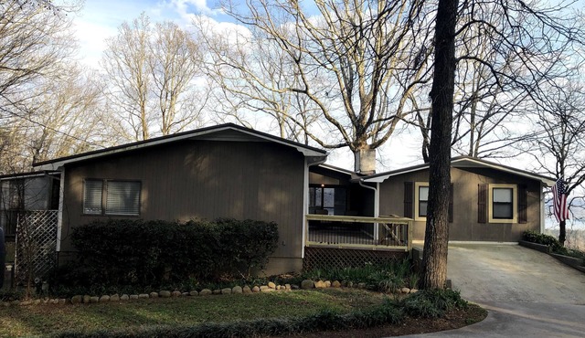 This is the place! Lake view with private 5 acres, beautiful views.