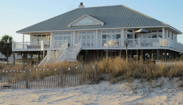 THIS LOVELY HOUSE overlooking the gulf is one of the island's most charming accommodations.