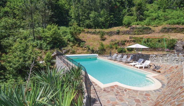 This stone house in the Ardèche department is typical of the region.