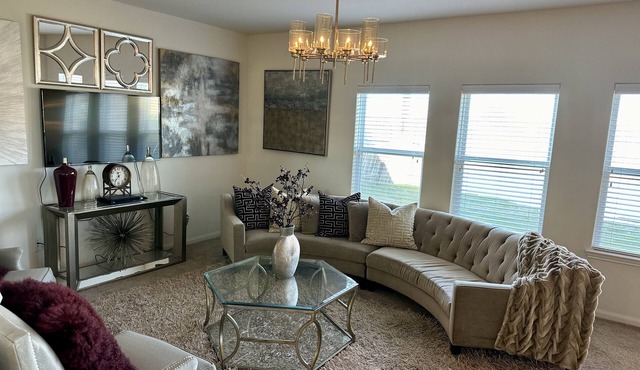 This stylist 2 story home is perfect for couples or families.