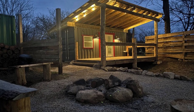 This unique tiny home has its own private pickleball court!