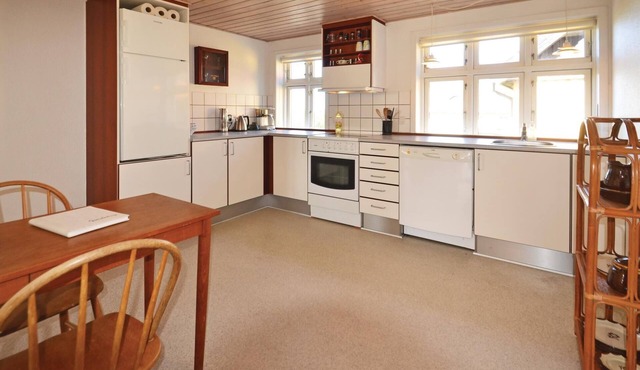 This vacation home is centrally located in the village of Venø with a view of Venø harbor.