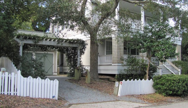 This white picket-fenced Southern Charmer-close to East Beach
